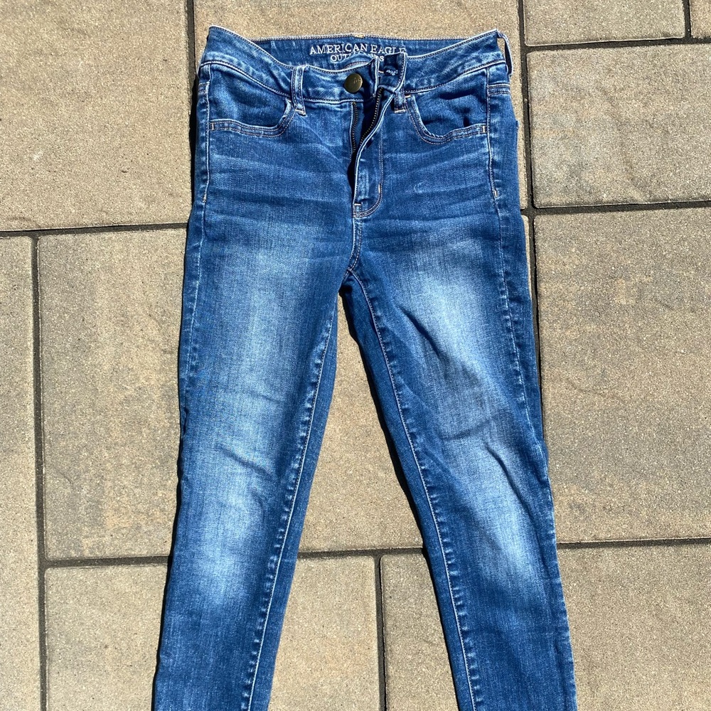 American easily high rise jeggings